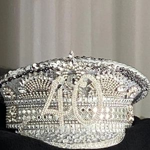 Sequin Captain Birthday Hat